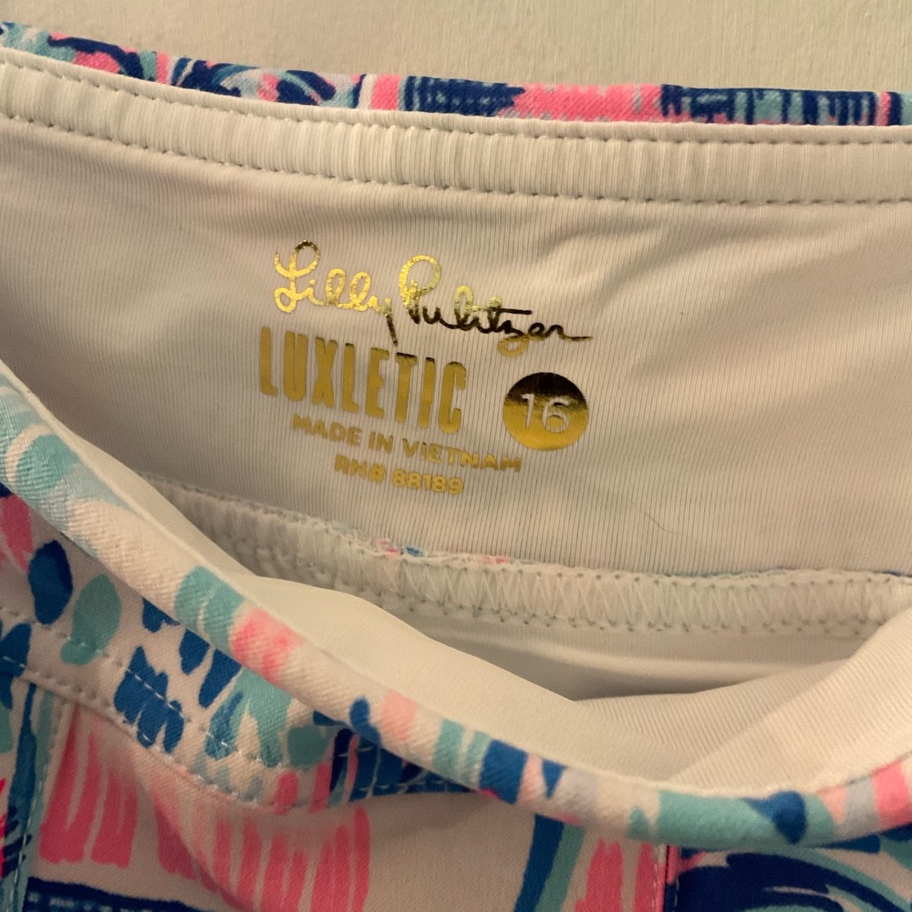 Lilly Pullitzer Luxetic Skort women’s size 16 - Picture 3 of 3